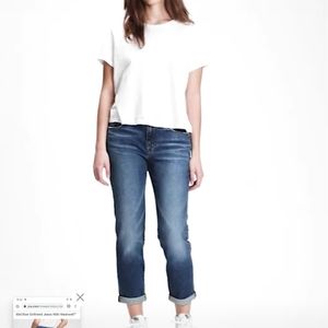 Mid Rise Girlfriend Jeans with Washwell NWOT